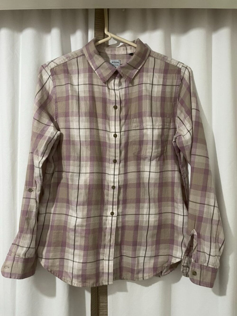 Prana Alfie Flannel Shirt Size XS
